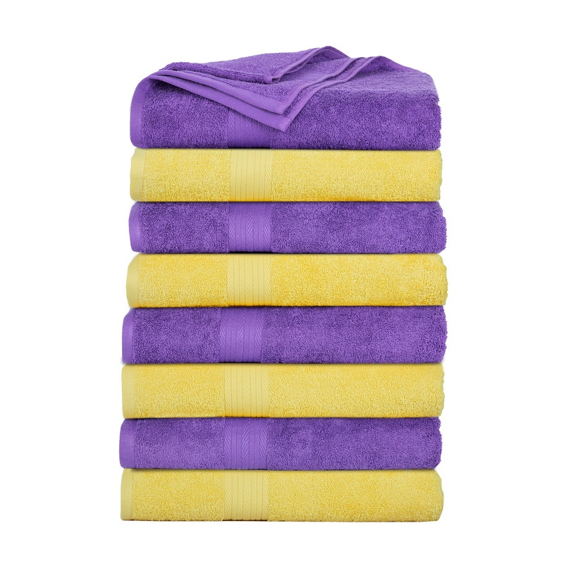 Cotton 600 GSM Highly Absorbent Bath Towels 30x54 Inch by Ample